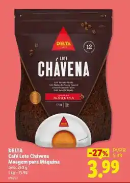 Lidl DELTA Café Lote Chávena Moagem para Máquina promoção
