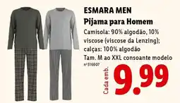 Lidl ESMARA MEN promoção