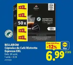 Lidl BELLAROM Cápsulas de Café Ristretto Espresso XXL promoção
