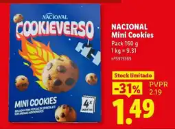Lidl NACIONAL Mini Cookies promoção