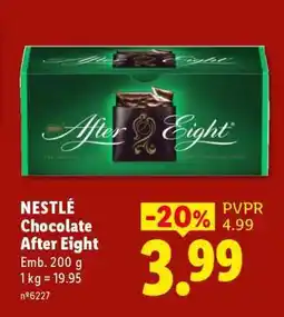Lidl NESTLÉ Chocolate After Eight promoção