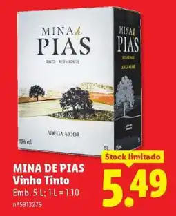 Lidl Mina de Pias promoção