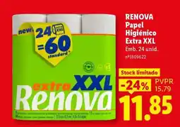 Lidl Renova Papel Higiénico Extra XXL promoção
