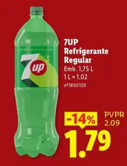 Lidl 7UP Refrigerante Regular promoção