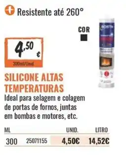 Obramat Silicone altas temperaturas promoção