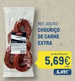 Makro Chouriço de carne extra promoção