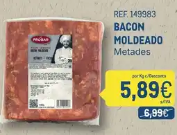 Makro Bacon moldeado probar promoção