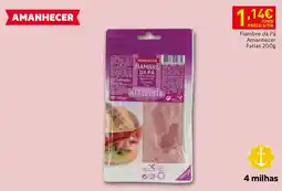 Recheio Fiambre da pá amanhecer fatias promoção