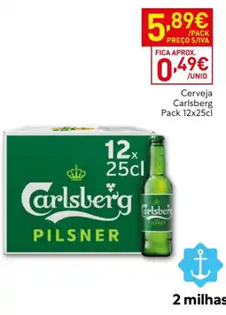 Recheio Carlsberg Pilsner promoção