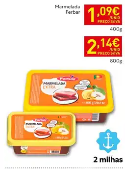 Recheio Marmelada Ferbar promoção