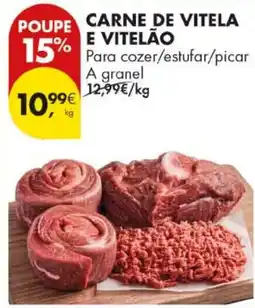 Pingo Doce Carne de vitela e vitelão promoção
