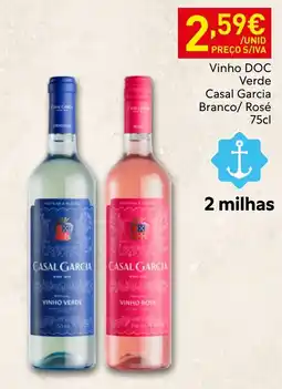 Recheio Vinho DOC Verde Casal Garcia Branco/ Rosé promoção