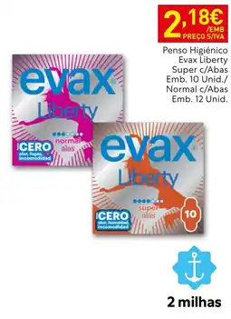 Recheio Penso Higiénico Evax Liberty promoção