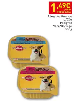 Recheio Alimento Húmido p/Cão Pedigree Vaca/Borrego promoção