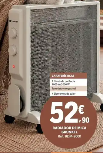 Radiador de mica grunkel