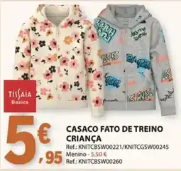 E.Leclerc Casaco fato de treino criança promoção