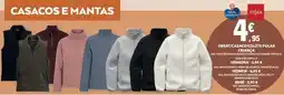 E.Leclerc Sweat/casaco/colete polar criança tisaiá promoção