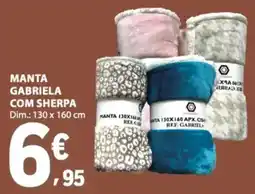 E.Leclerc Manta gabriela com sherpa promoção