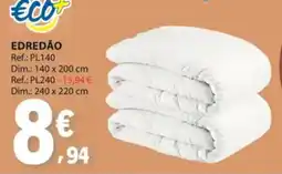 E.Leclerc Eco+ edredão promoção