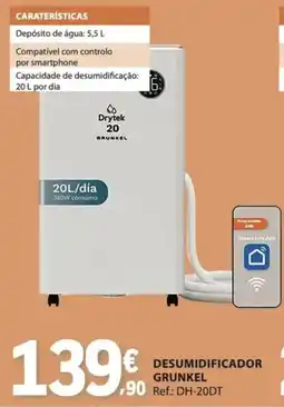 E.Leclerc desumidificador grunkel promoção