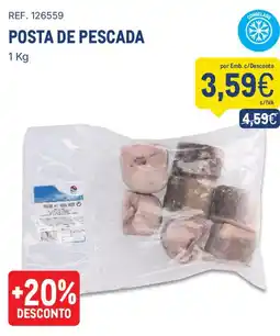 Makro Posta de pescada promoção