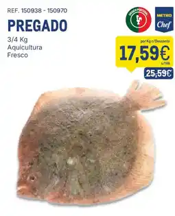 Makro Pregado metro chef promoção