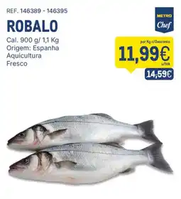 Makro Robalo metro chef promoção