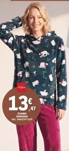 E.Leclerc Pijama senhora tisfaia promoção