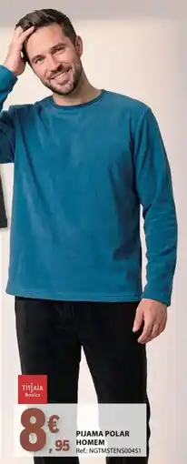 E.Leclerc Pijama polar homem promoção