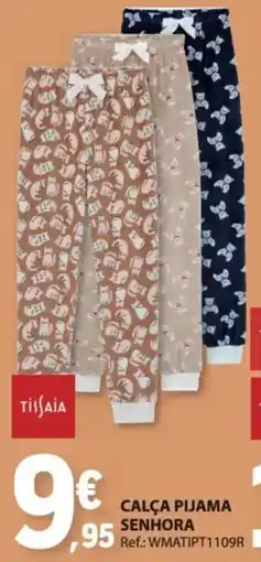 E.Leclerc Tissia calça pijama senhora promoção
