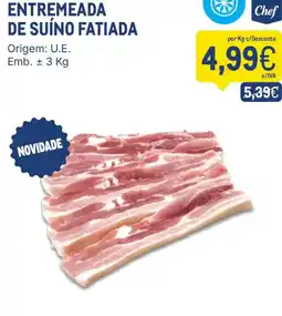 Makro Entremeada de suíno fatiada promoção