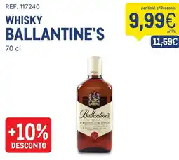 Makro whisky ballantine's promoção