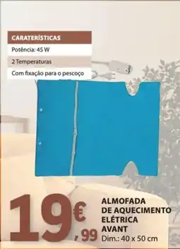 E.Leclerc almofada de aquecimento elétrica avant promoção