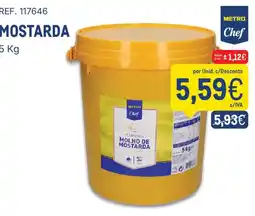 Makro Metro chef molho de mostarda promoção