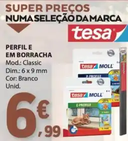 E.Leclerc perfil e em borracha tesa promoção