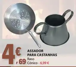 E.Leclerc Assador para castanhas raso cónico promoção