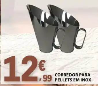 Corredor para pellets em inox