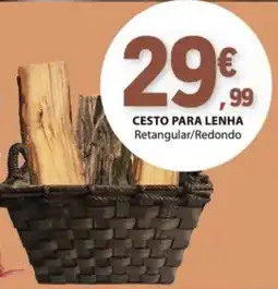 E.Leclerc Cesto para lenha promoção