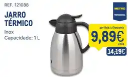 Makro Jarro térmico metro professional promoção