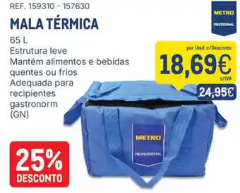 Mala térmica metro professional