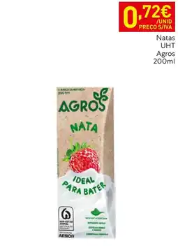 Recheio Natas UHT Agros promoção