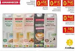 Recheio Amanhecer bebida vegetal de aveia promoção