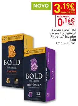 Recheio Bold your espresso savana promoção