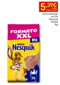 Recheio Achocolatado em pó nesquik promoção