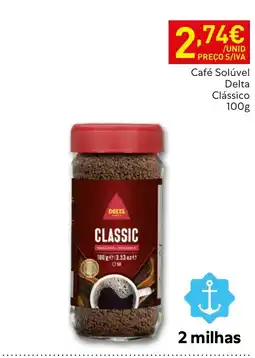 Recheio Café Solúvel Delta Clássico promoção