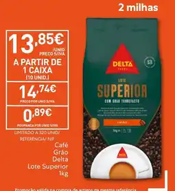 Recheio Café Grão Delta Lote Superior promoção