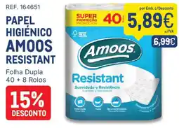 Makro papel higiénico amoos resistant promoção