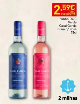 Recheio Vinho doc verde casal garcia branco/ rosé promoção