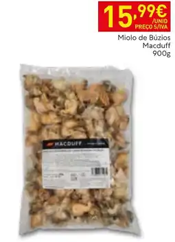 Recheio Miolo de Búzios Macduff promoção