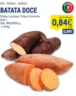 Makro batata doce promoção
